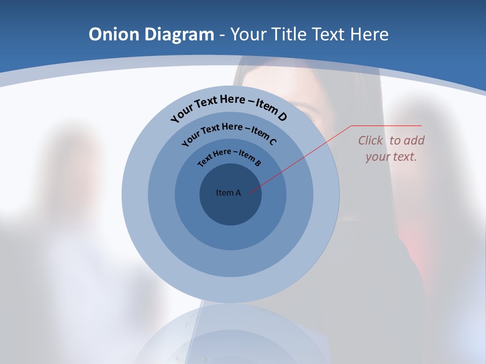 The Girl Is Smiling PowerPoint Template