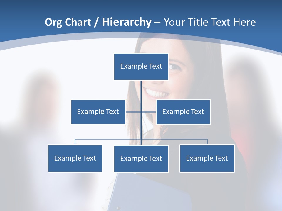 The Girl Is Smiling PowerPoint Template