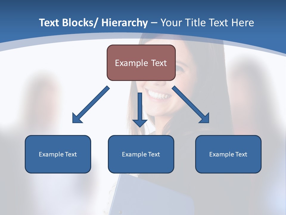 The Girl Is Smiling PowerPoint Template