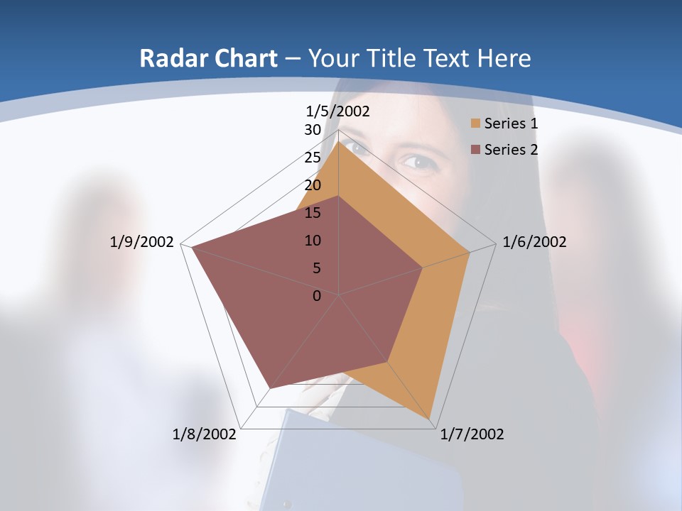 The Girl Is Smiling PowerPoint Template