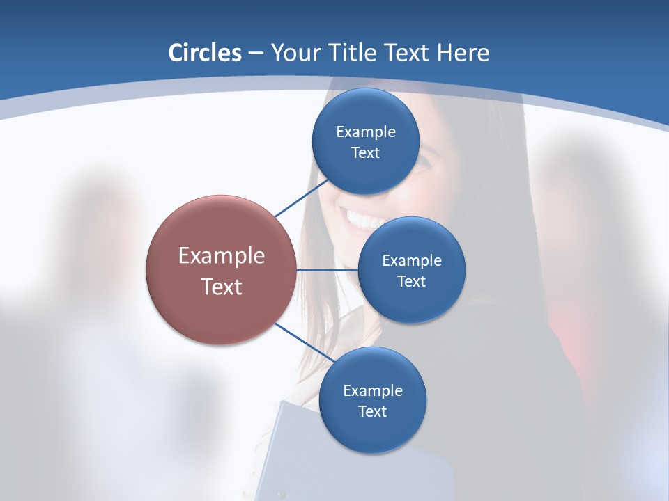 The Girl Is Smiling PowerPoint Template