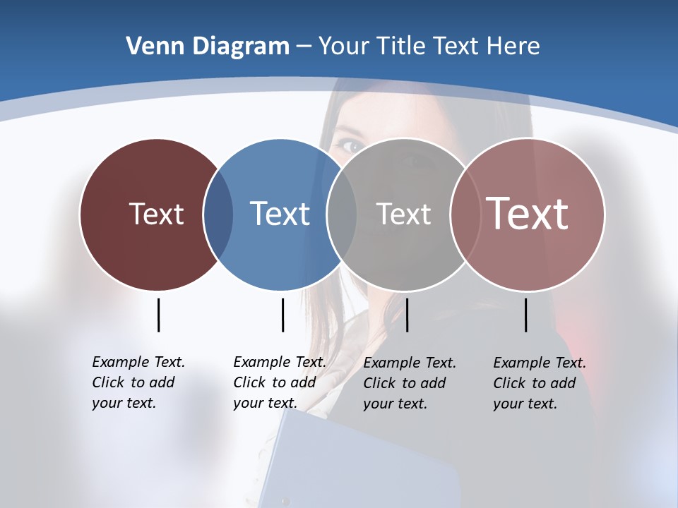 The Girl Is Smiling PowerPoint Template
