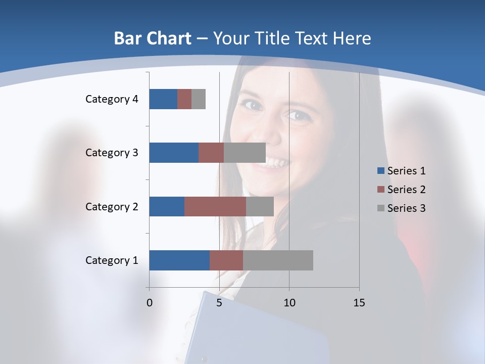 The Girl Is Smiling PowerPoint Template
