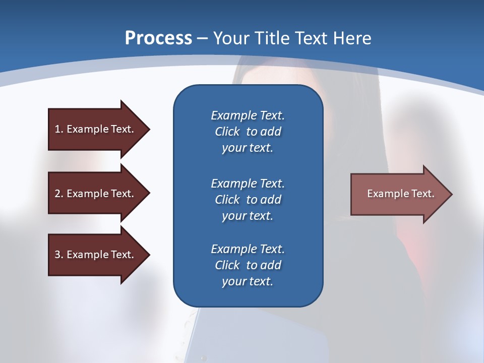The Girl Is Smiling PowerPoint Template