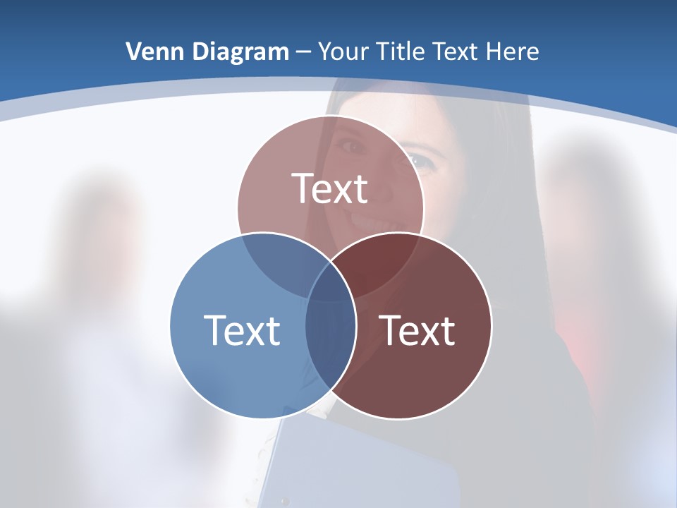 The Girl Is Smiling PowerPoint Template