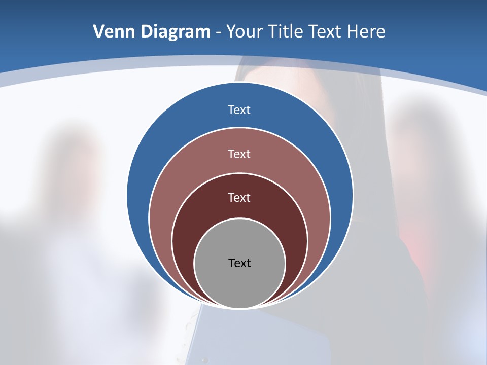 The Girl Is Smiling PowerPoint Template