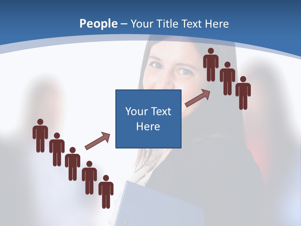 The Girl Is Smiling PowerPoint Template