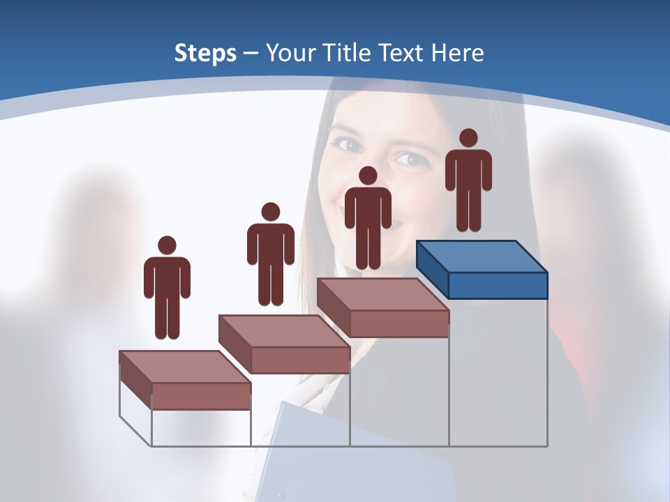 The Girl Is Smiling PowerPoint Template