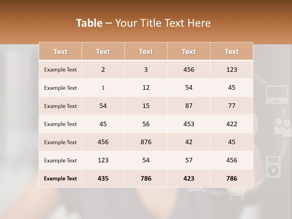 Girl And Digital Life PowerPoint Template