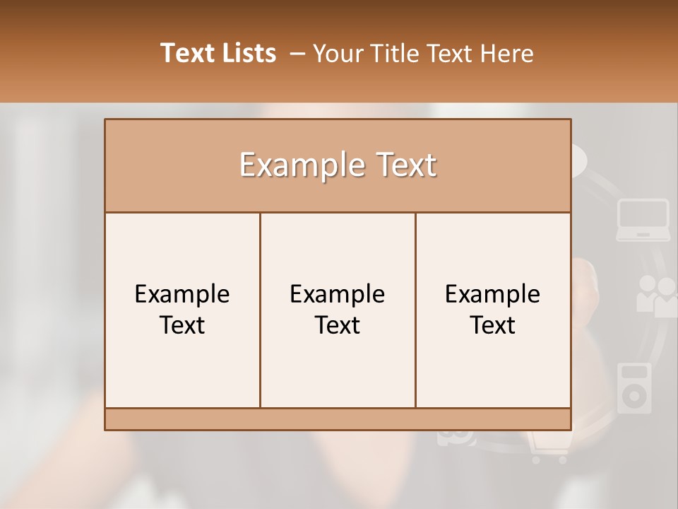 Girl And Digital Life PowerPoint Template