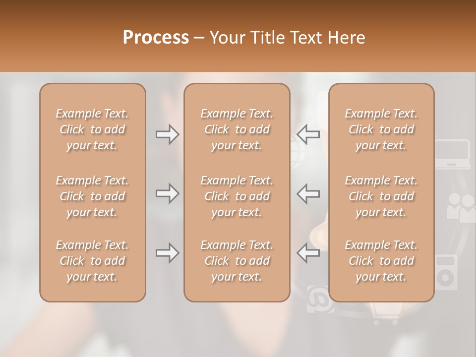 Girl And Digital Life PowerPoint Template