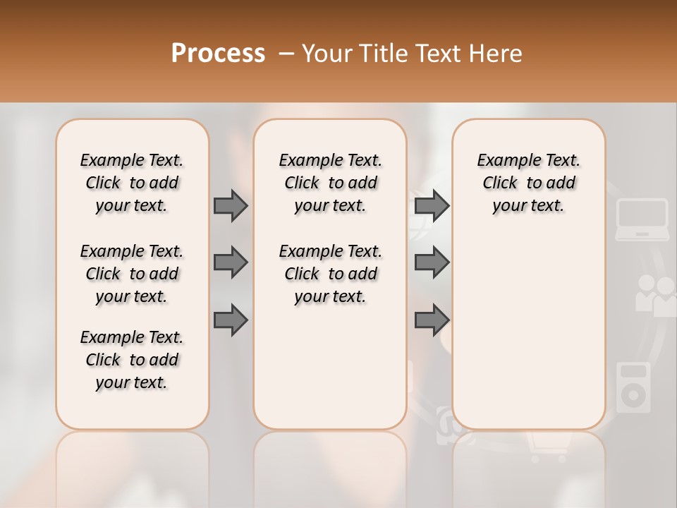 Girl And Digital Life PowerPoint Template