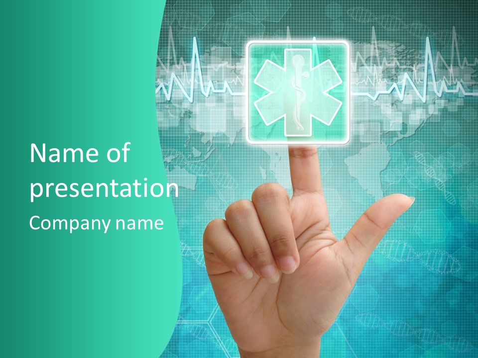 The Challenge Of Medicine PowerPoint Template