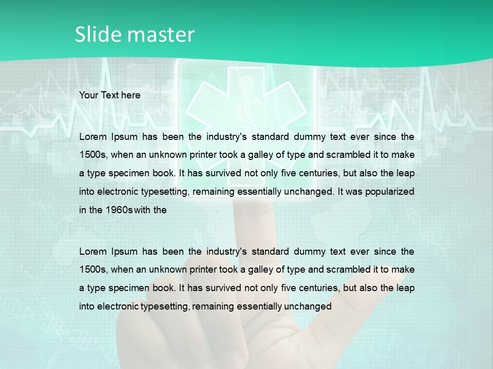 The Challenge Of Medicine PowerPoint Template