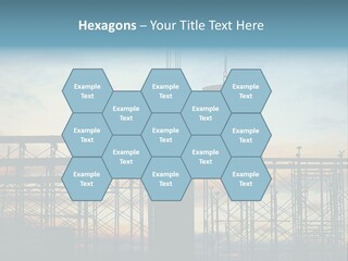 Construction, Pouring Concrete Reinforcement PowerPoint Template