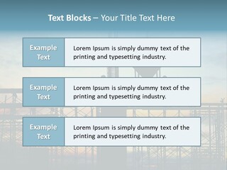 Construction, Pouring Concrete Reinforcement PowerPoint Template