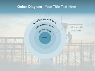 Construction, Pouring Concrete Reinforcement PowerPoint Template