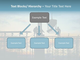 Construction, Pouring Concrete Reinforcement PowerPoint Template