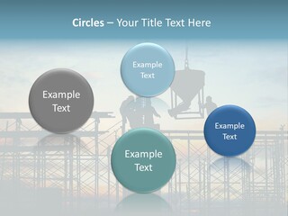 Construction, Pouring Concrete Reinforcement PowerPoint Template