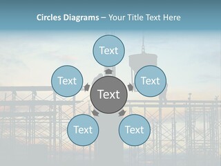 Construction, Pouring Concrete Reinforcement PowerPoint Template