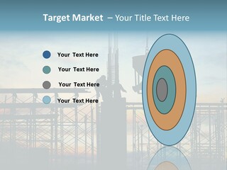 Construction, Pouring Concrete Reinforcement PowerPoint Template