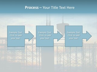 Construction, Pouring Concrete Reinforcement PowerPoint Template