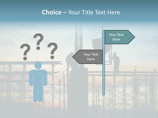 Construction, Pouring Concrete Reinforcement PowerPoint Template