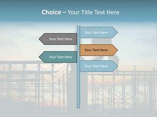Construction, Pouring Concrete Reinforcement PowerPoint Template