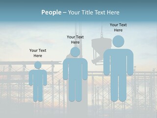 Construction, Pouring Concrete Reinforcement PowerPoint Template