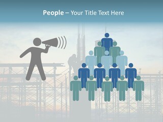 Construction, Pouring Concrete Reinforcement PowerPoint Template