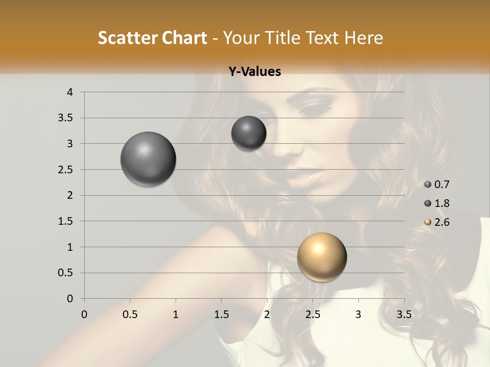 Makeup Dyed Hair PowerPoint Template