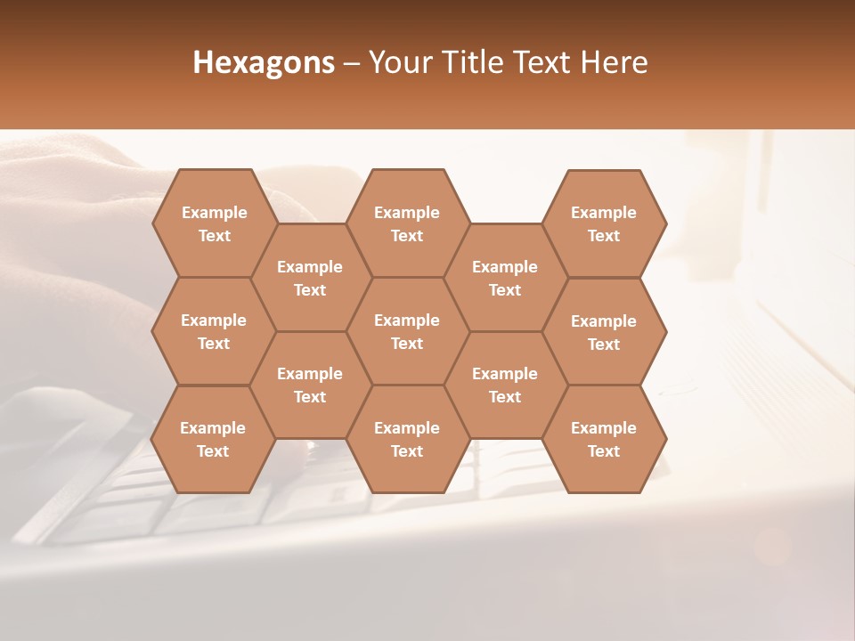 Type Text On The Keyboard PowerPoint Template
