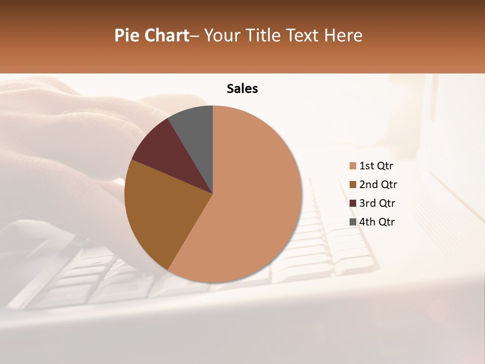Type Text On The Keyboard PowerPoint Template