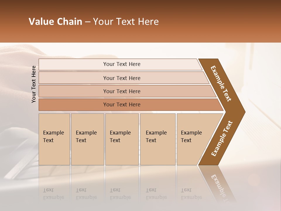 Type Text On The Keyboard PowerPoint Template