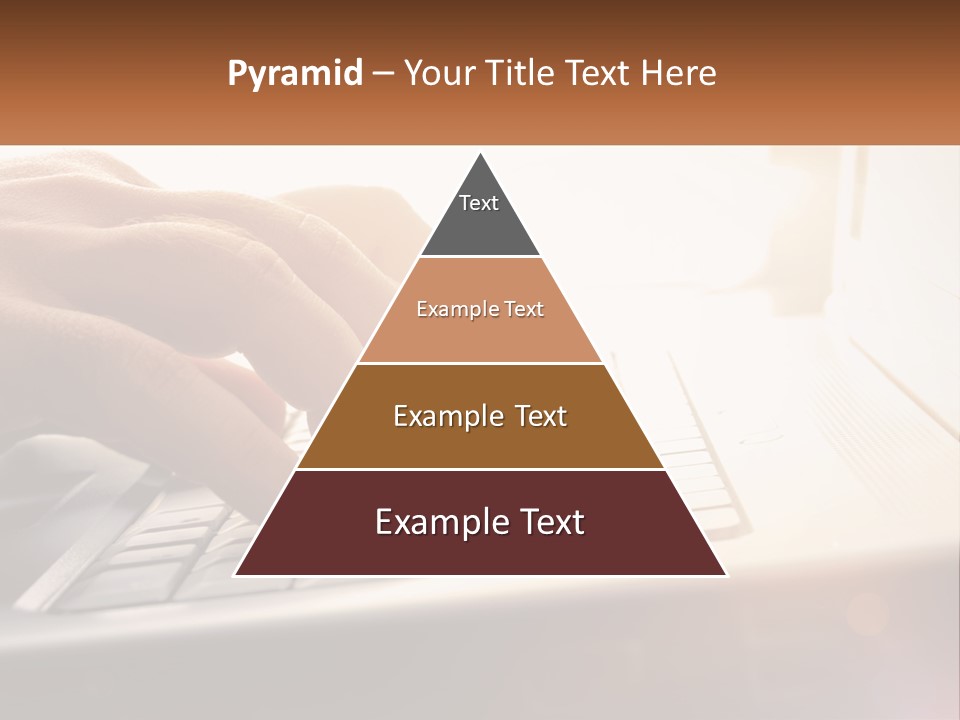 Type Text On The Keyboard PowerPoint Template