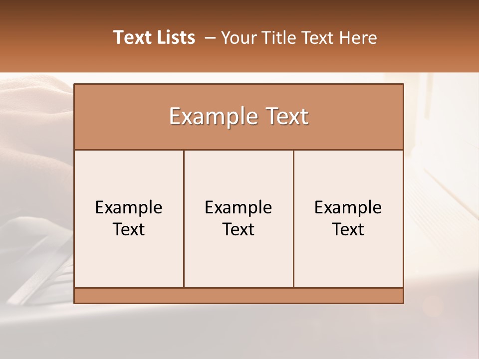 Type Text On The Keyboard PowerPoint Template