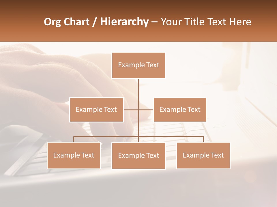 Type Text On The Keyboard PowerPoint Template