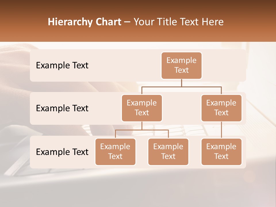 Type Text On The Keyboard PowerPoint Template