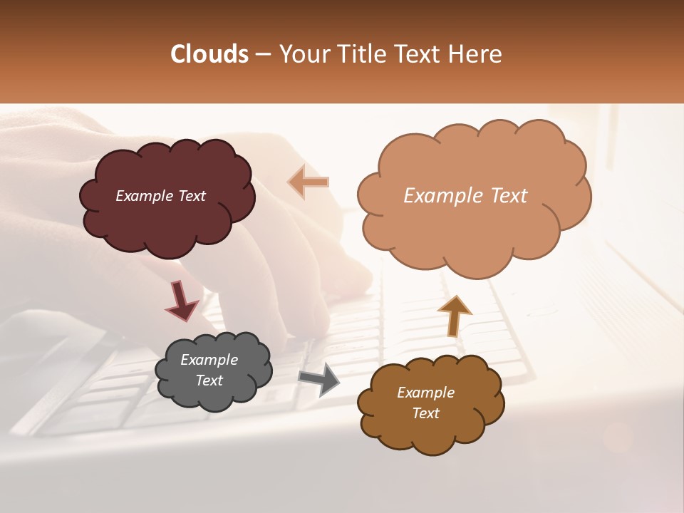 Type Text On The Keyboard PowerPoint Template