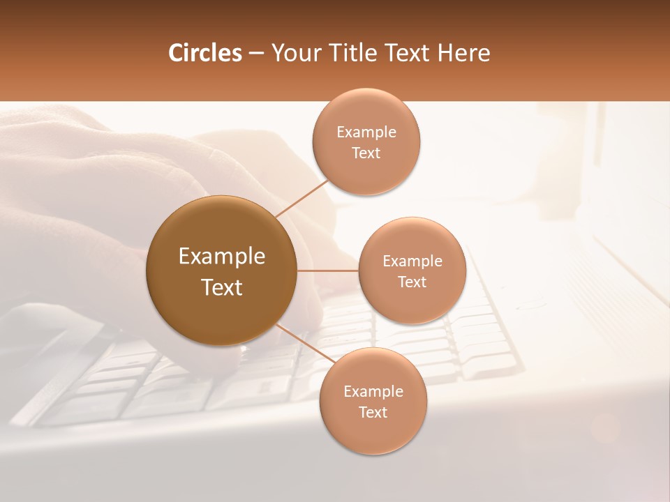 Type Text On The Keyboard PowerPoint Template
