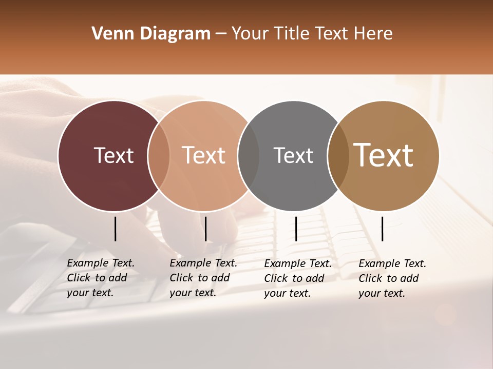 Type Text On The Keyboard PowerPoint Template