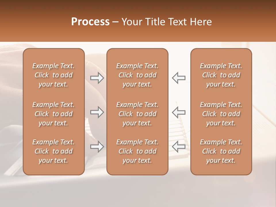 Type Text On The Keyboard PowerPoint Template