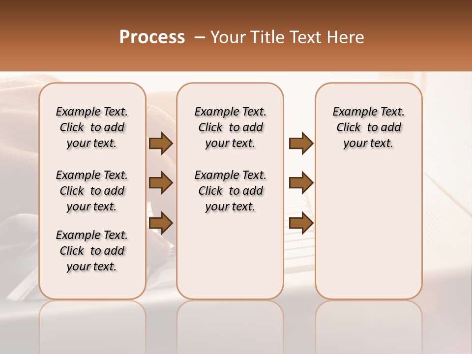 Type Text On The Keyboard PowerPoint Template