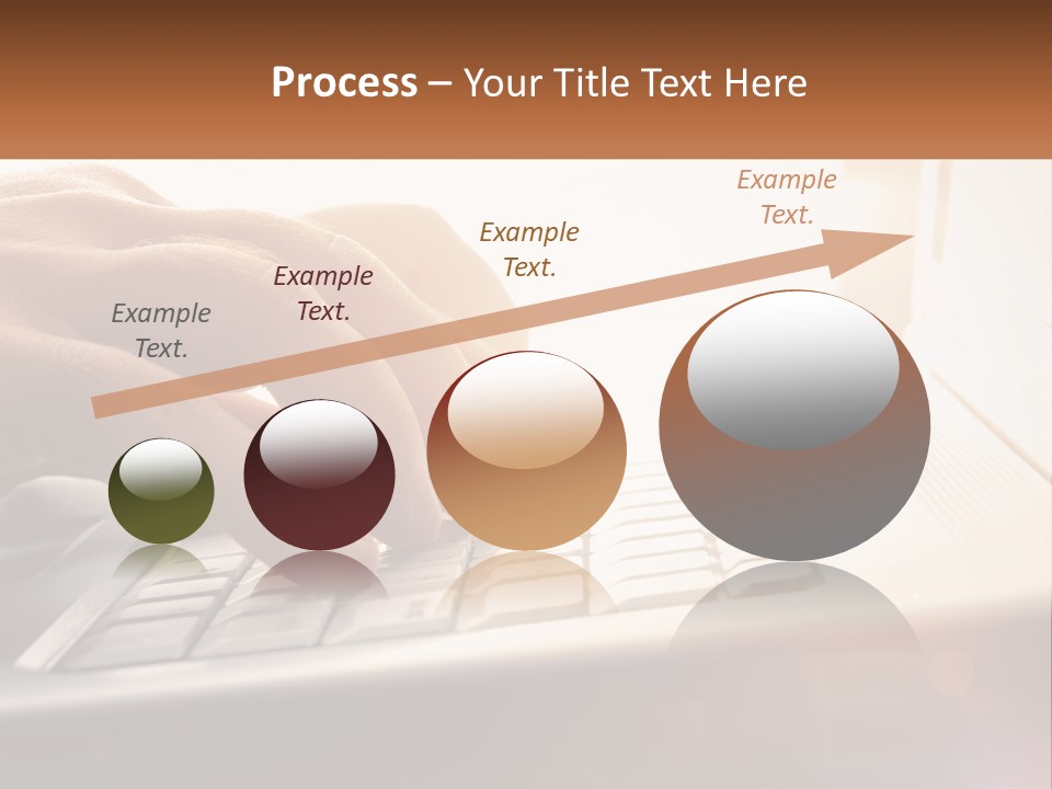 Type Text On The Keyboard PowerPoint Template