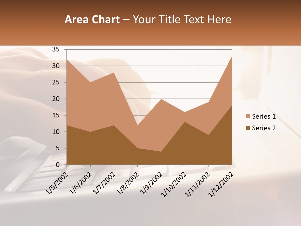 Type Text On The Keyboard PowerPoint Template