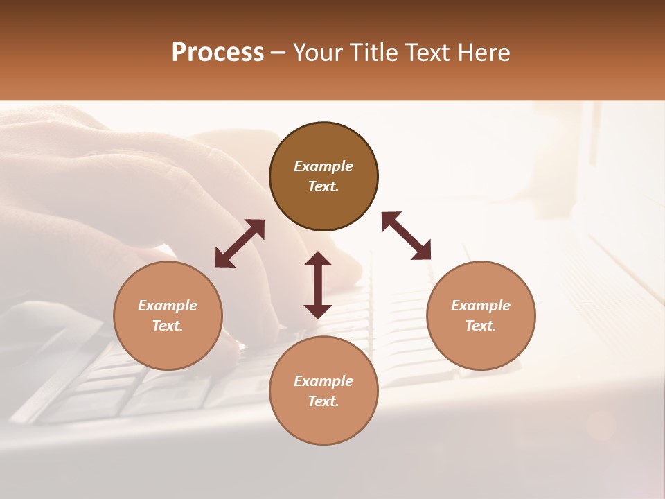 Type Text On The Keyboard PowerPoint Template