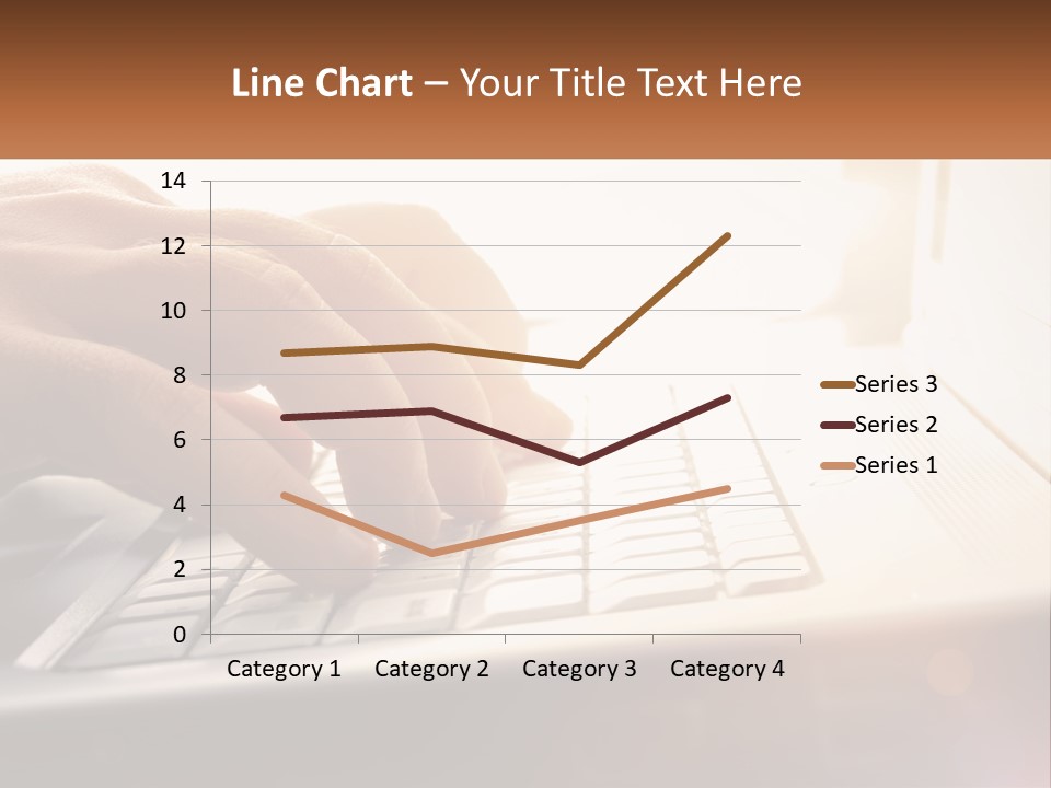 Type Text On The Keyboard PowerPoint Template