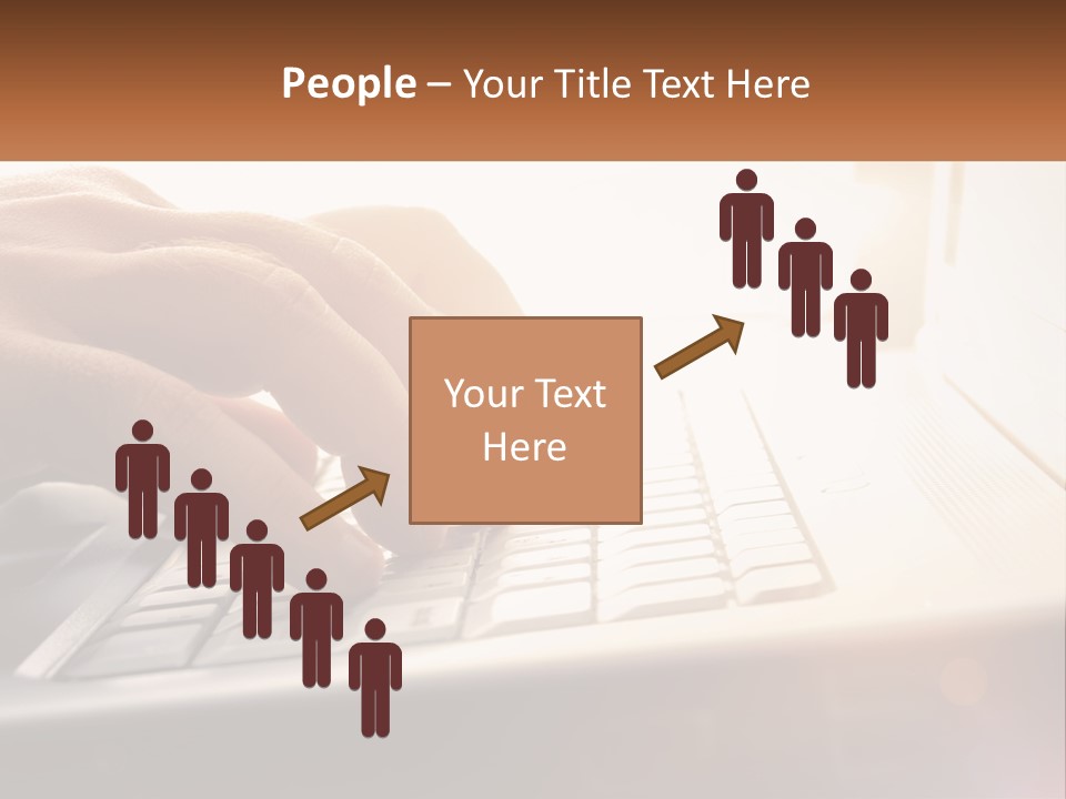 Type Text On The Keyboard PowerPoint Template