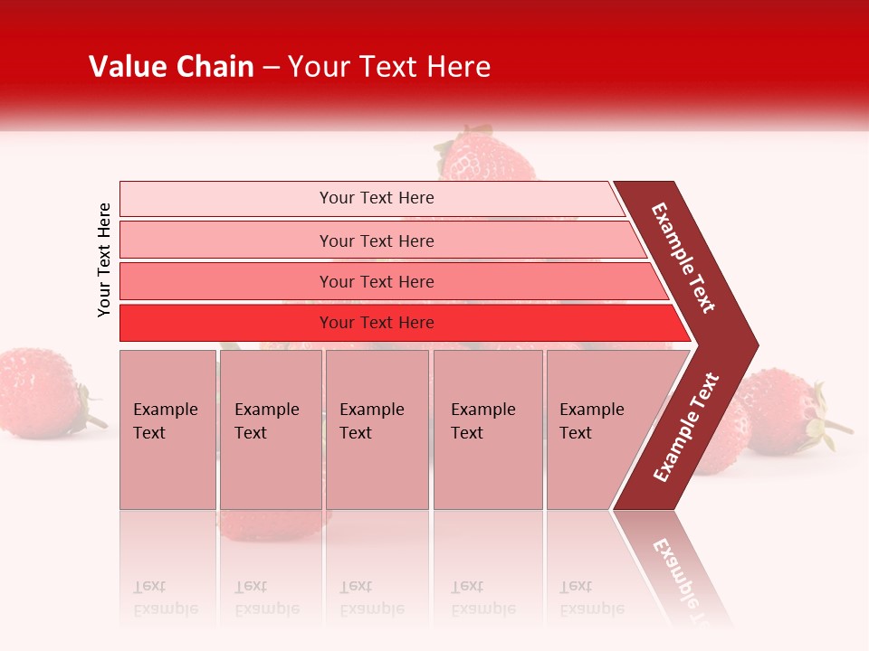 Plate With Strawberries PowerPoint Template