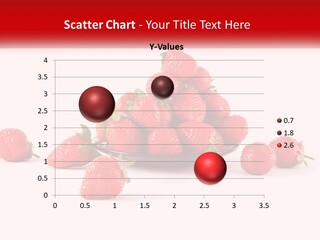 Plate With Strawberries PowerPoint Template